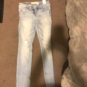 Light jeans by A & F.